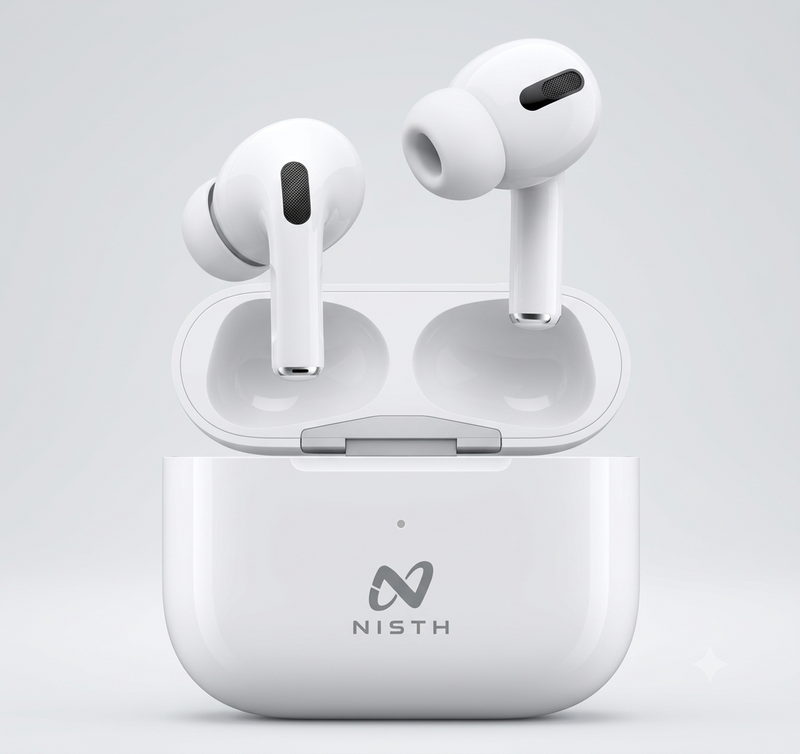 NISTH Wireless Earbuds NB-S01 – Bluetooth 5.3 TWS with Charging Case